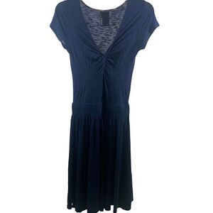 Dolan Anthropologie Navy T Shirt Knot Dress Size S